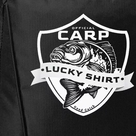 Carp Lucky Funny Fishing Accessories To Carp Fishing City Backpack