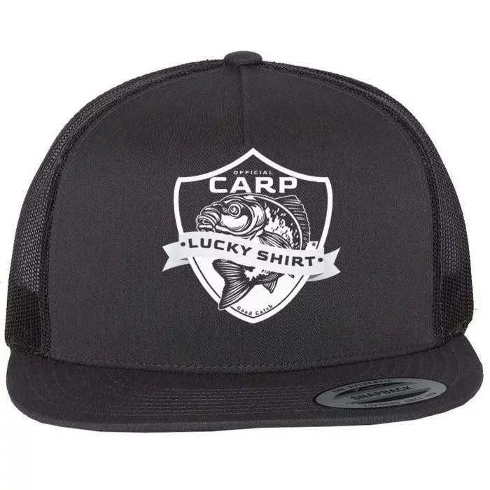 Carp Lucky Funny Fishing Accessories To Carp Fishing Flat Bill Trucker Hat