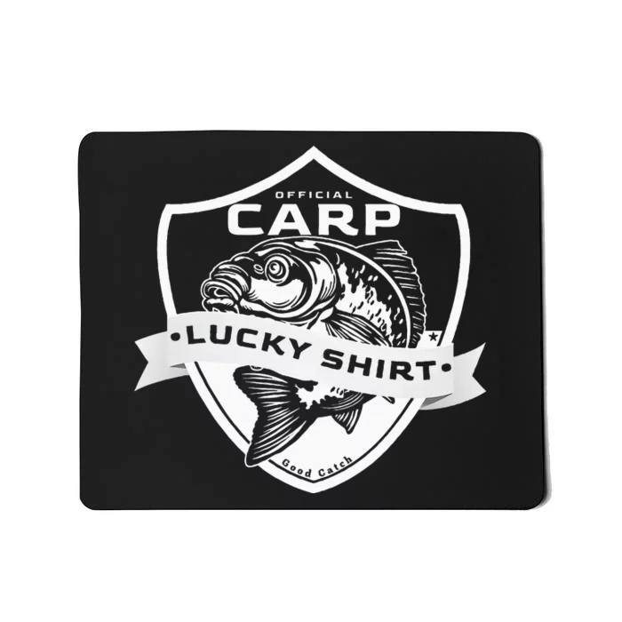 Carp Lucky Funny Fishing Accessories To Carp Fishing Mousepad