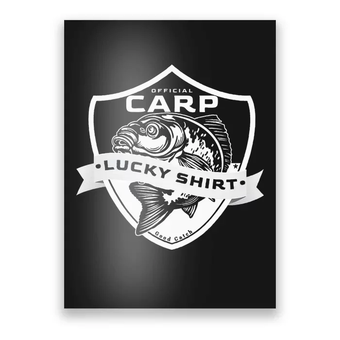 Carp Lucky Funny Fishing Accessories To Carp Fishing Poster