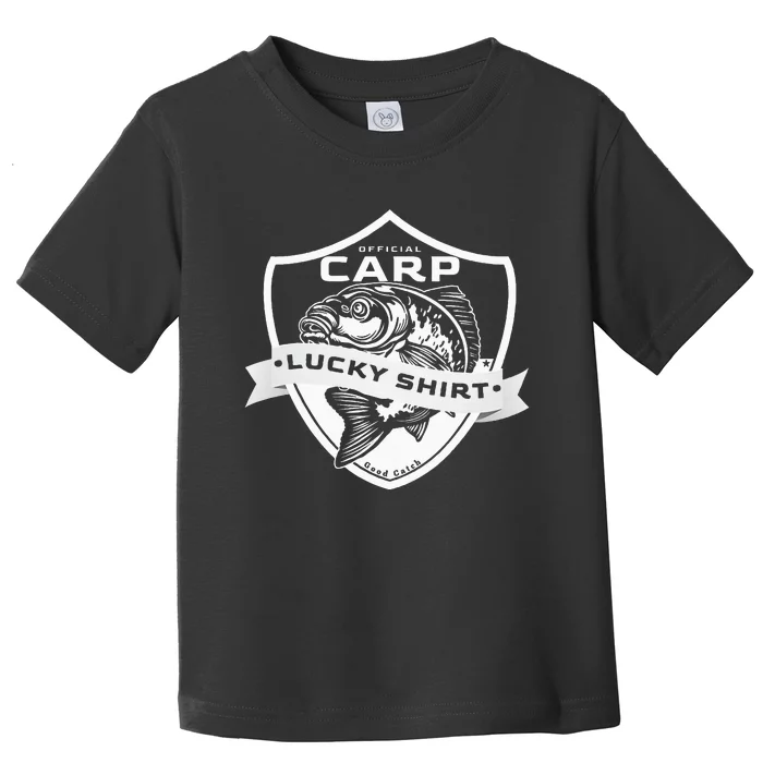 Carp Lucky Funny Fishing Accessories To Carp Fishing Toddler T-Shirt