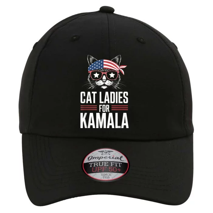 Cat Ladies For Kamala Funny Cat 2024 President Kamalaharris The Original Performance Cap