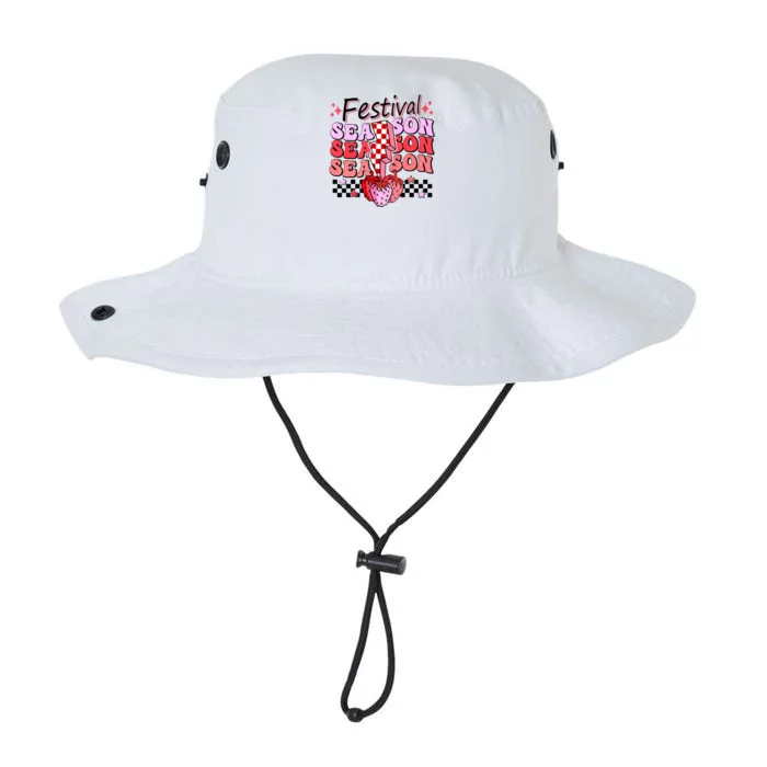 Checkered Lightning Festival Season Strawberry Fruit Lover Legacy Cool Fit Booney Bucket Hat