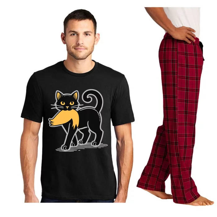 Cat Ladies For Kamala Harris Donald Trump 2024 Sarcastic Pajama Set