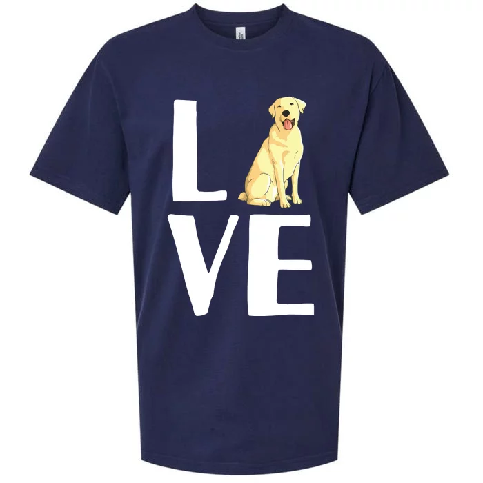 Cool Labrador For Men Women Yellow Lab Dog Lab Retriever Sueded Cloud Jersey T-Shirt