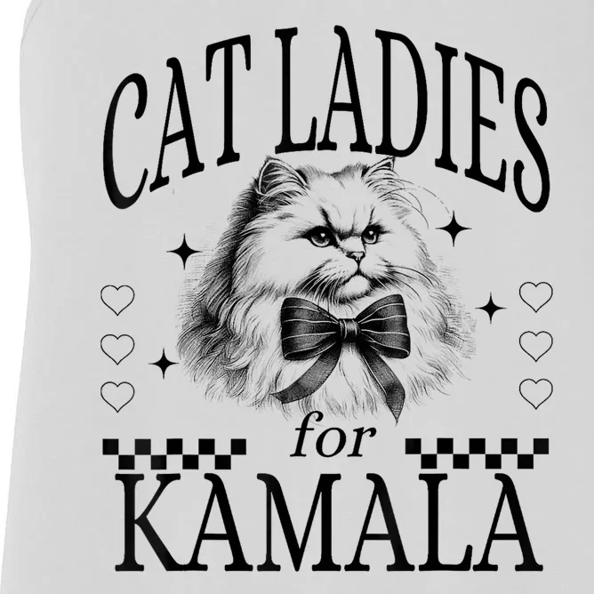 Cat Ladies For Kamala Women's Racerback Tank