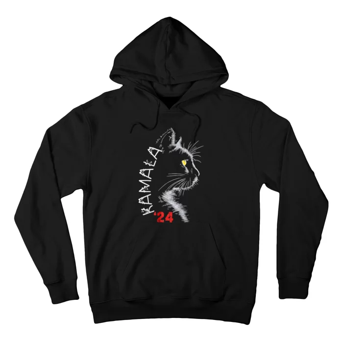 Cat Ladies For Kmala Cat 2024 President Kamalaaharris Hoodie