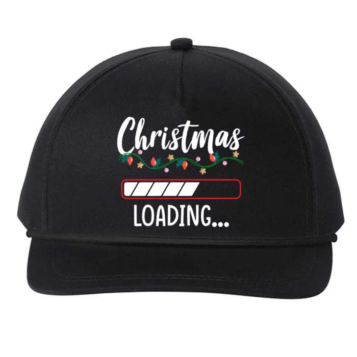 Christmas Loading Funny Holiday Festive Xmas Party Gift Snapback Five-Panel Rope Hat