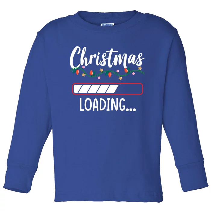 Christmas Loading Funny Holiday Festive Xmas Party Gift Toddler Long Sleeve Shirt