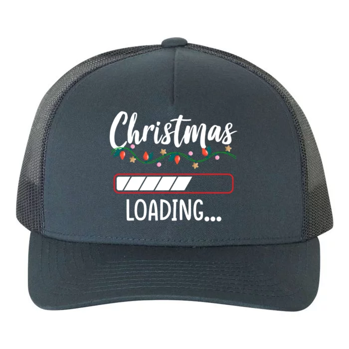 Christmas Loading Funny Holiday Festive Xmas Party Gift Yupoong Adult 5-Panel Trucker Hat