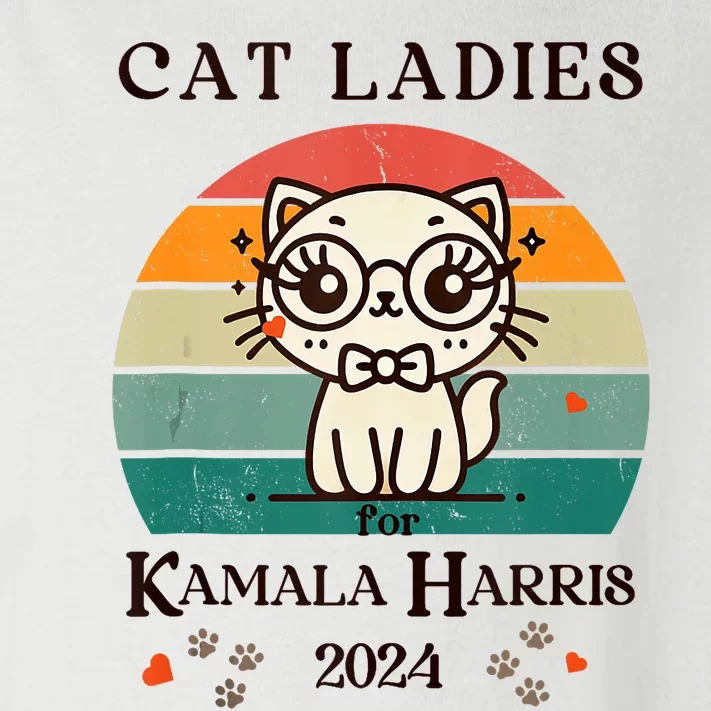 Cat Ladies For Kamala Harris Toddler Long Sleeve Shirt