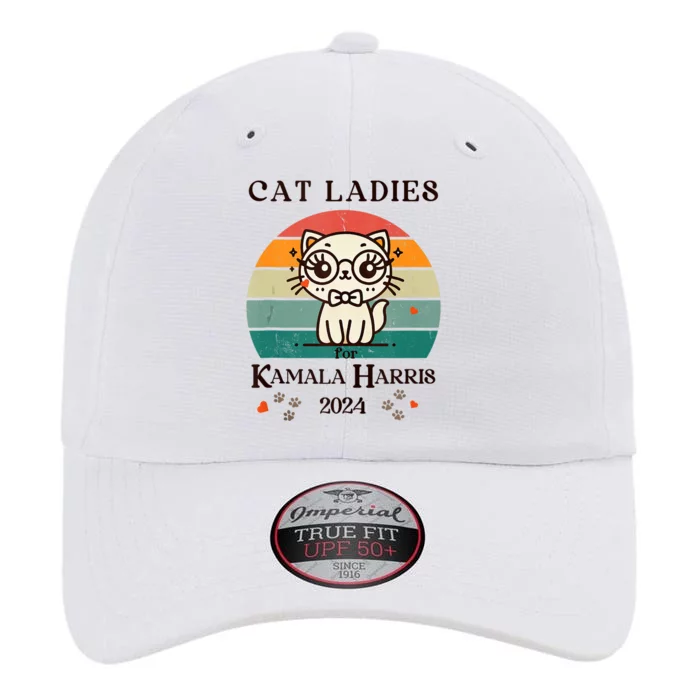 Cat Ladies For Kamala Harris The Original Performance Cap