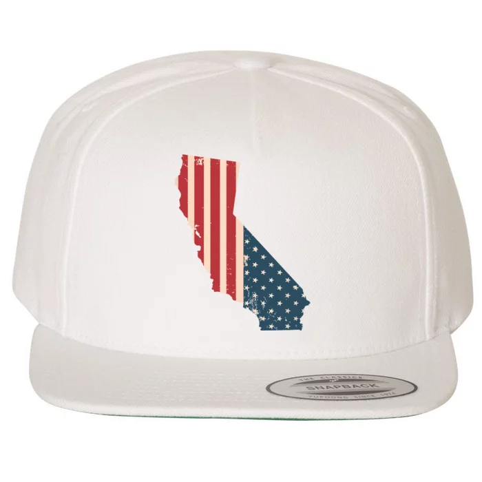 Cali Love Flag California American Flag T Wool Snapback Cap