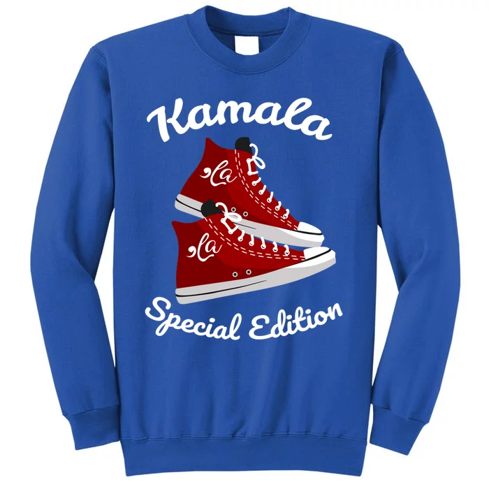 Comma La Funny Kamala Harris Vintage Sneakers Gift Tall Sweatshirt