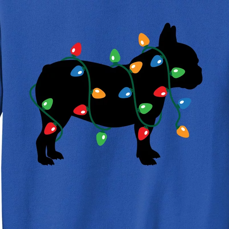 Christmas Lights French Bulldog Dog Lover Gift Sweatshirt