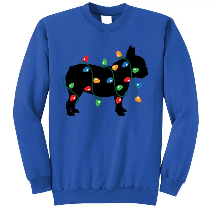 Christmas Lights French Bulldog Dog Lover Gift Sweatshirt