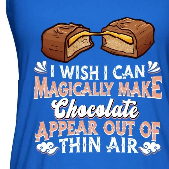 Chocolate Lover Funny Gift Chocoholic Choco Bar Magic Chocolate Cute Gift Ladies Essential Flowy Tank