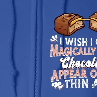 Chocolate Lover Funny Gift Chocoholic Choco Bar Magic Chocolate Cute Gift Full Zip Hoodie