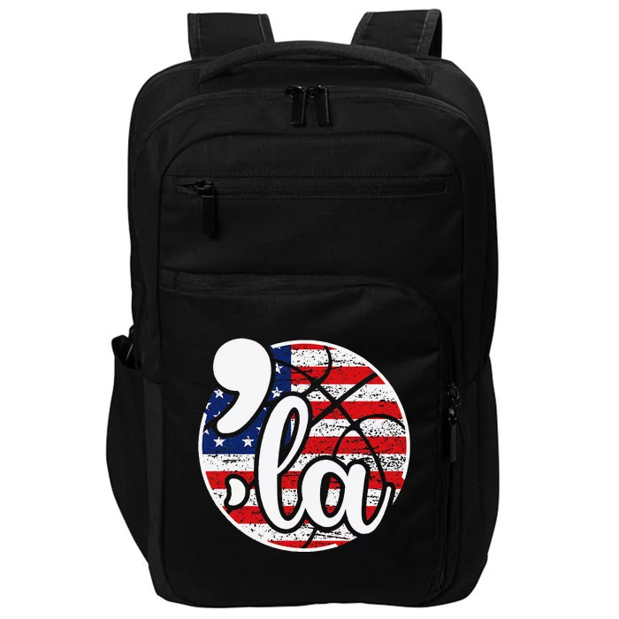 Comma La For Basketball Fans Impact Tech Backpack