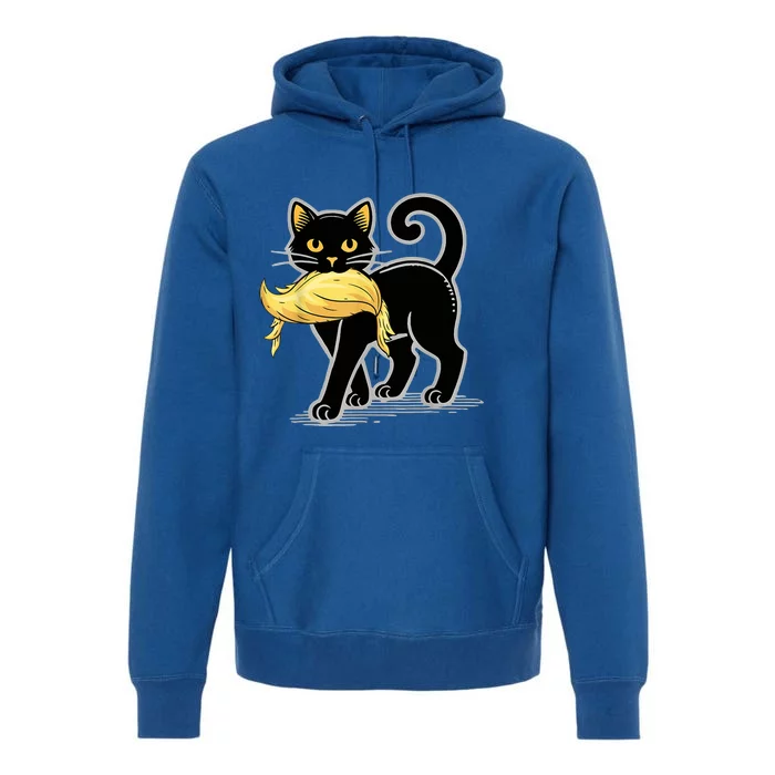 Cat Ladies For Kamala Harris Donald Trump 2024 Premium Hoodie