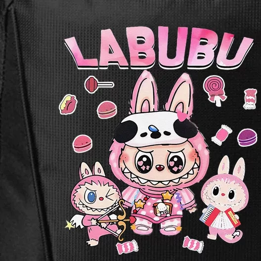 Cute Labubu Funny The Monsters Pin.K Meme Birthday City Backpack