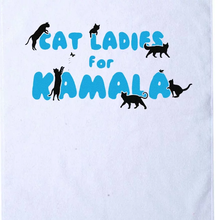 Cat Ladies For Kamala Childless Cat Ladies Platinum Collection Golf Towel