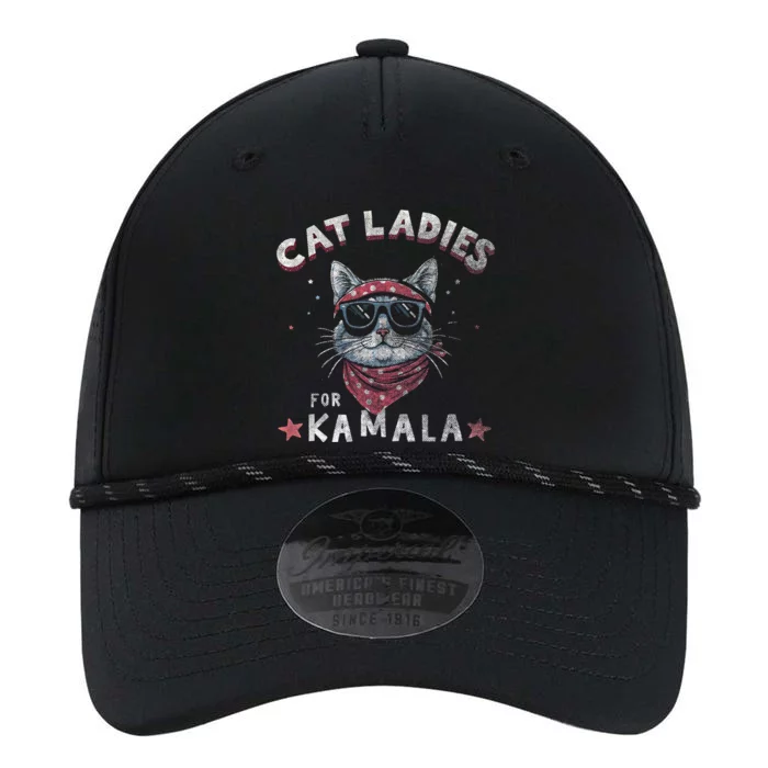 Cat Ladies For Kamala Harris 2024 Cute Patriotic Democrats Performance The Dyno Cap