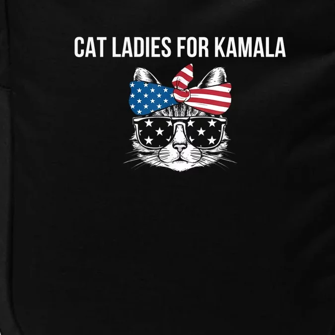 Cat Ladies For Kamala . Impact Tech Backpack