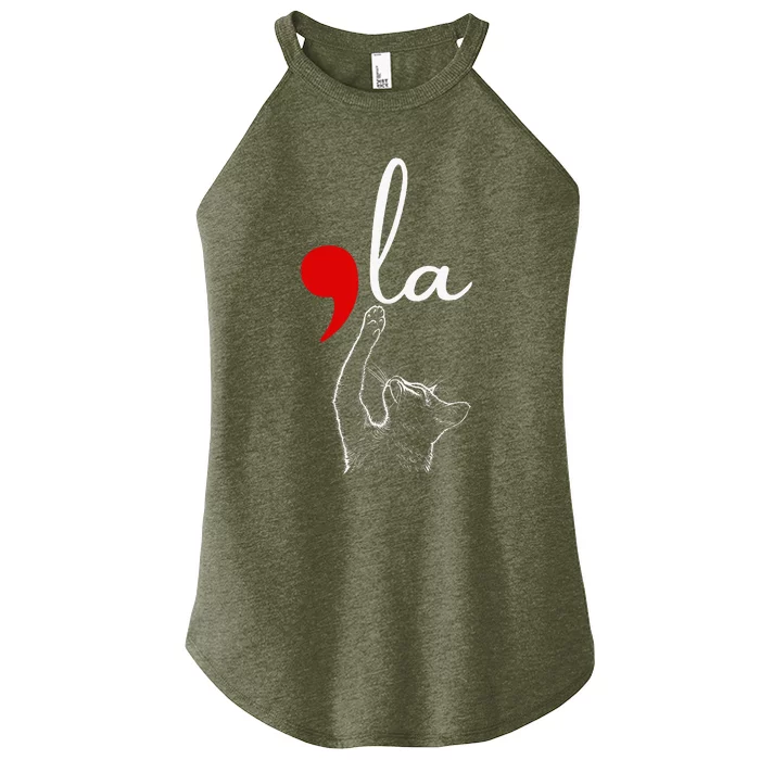 Cat Ladies For Kamala Women’s Perfect Tri Rocker Tank