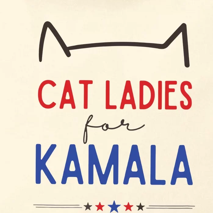 Cat Ladies For Kamala Cat Lady For Women Feminist Zip Tote Bag