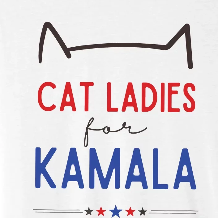 Cat Ladies For Kamala Cat Lady For Women Feminist ChromaSoft Performance T-Shirt