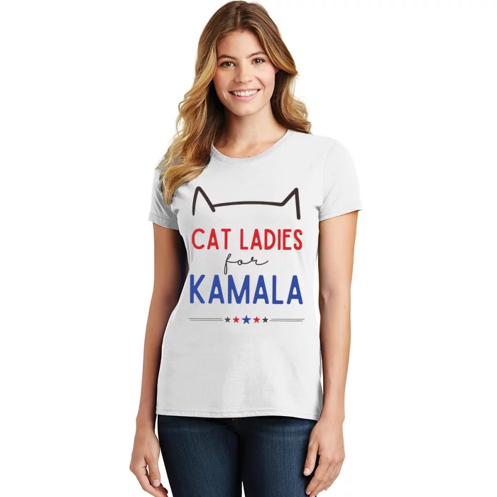 Cat Ladies For Kamala Cat Lady For Women Feminist Women's T-Shirt