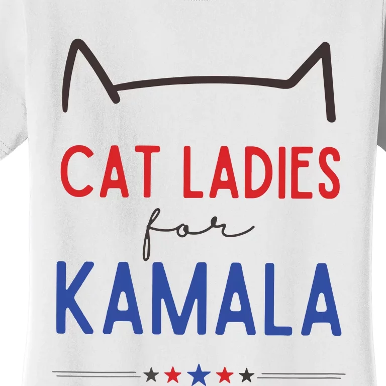 Cat Ladies For Kamala Cat Lady For Women Feminist Women's T-Shirt