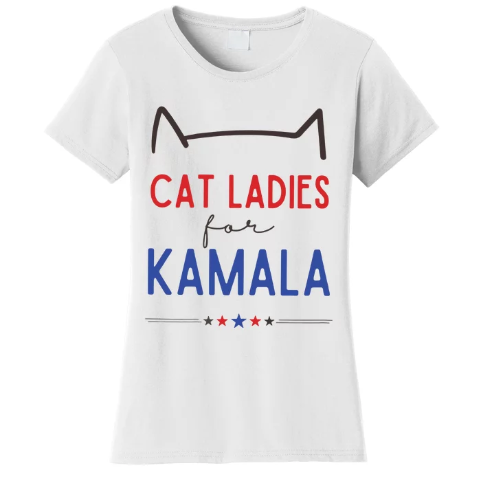 Cat Ladies For Kamala Cat Lady For Women Feminist Women's T-Shirt