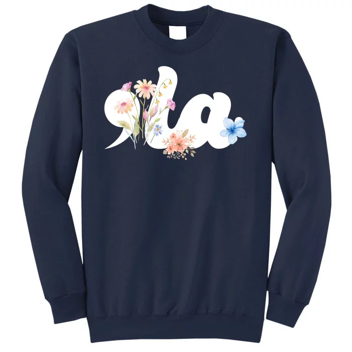 Comma La Floral Kamala Harris President 2024 Sweatshirt