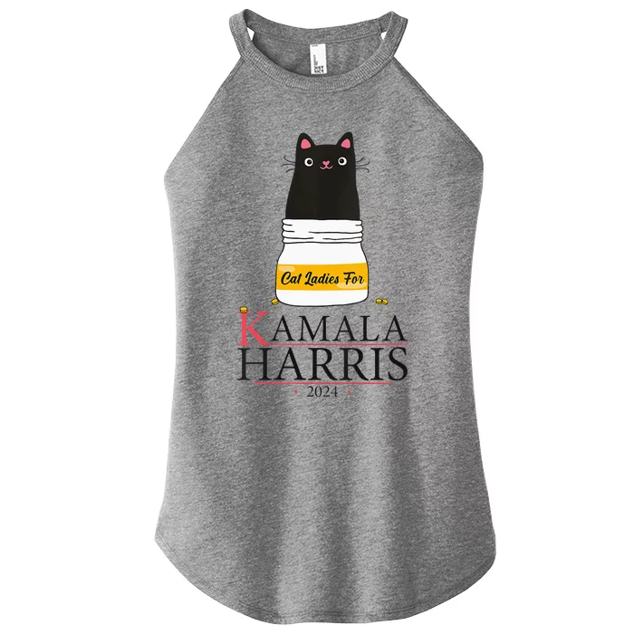 Cat Ladies For Kamala Harris 2024 Cat Lady For Harris 2024 Women’s Perfect Tri Rocker Tank