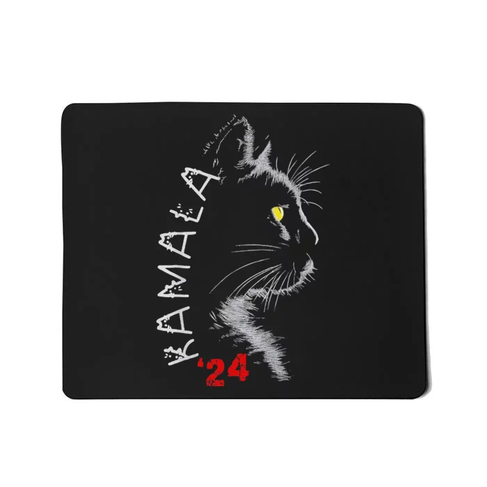 Cat Ladies For Kmala Cat 2024 President Kamala Harris Mousepad