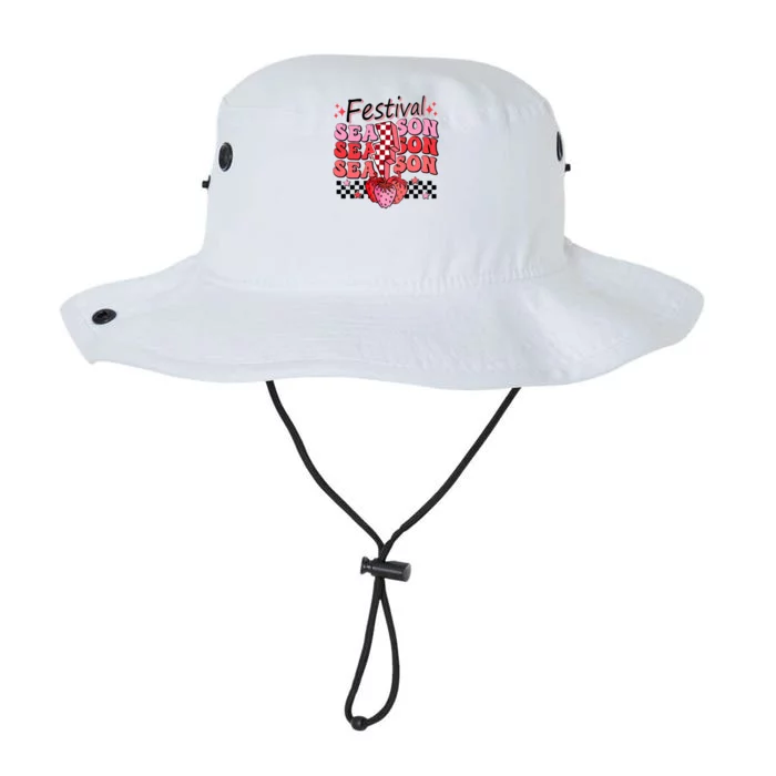 Checkered Lightning Festival Season Strawberry Fruit Lover Legacy Cool Fit Booney Bucket Hat