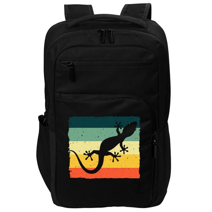 Cool Lizard For  Vintage Crested Leopard Gecko Impact Tech Backpack