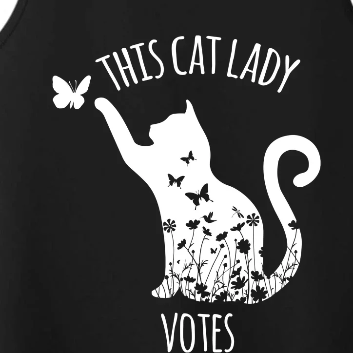 Cat Lady Feminist Performance Tank