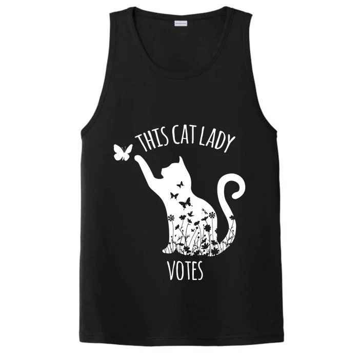 Cat Lady Feminist Performance Tank