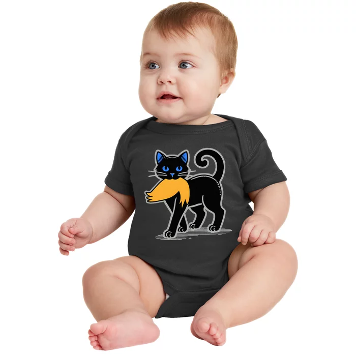 Cat Ladies For Kamala Harris Donald Trump 2024 Baby Bodysuit