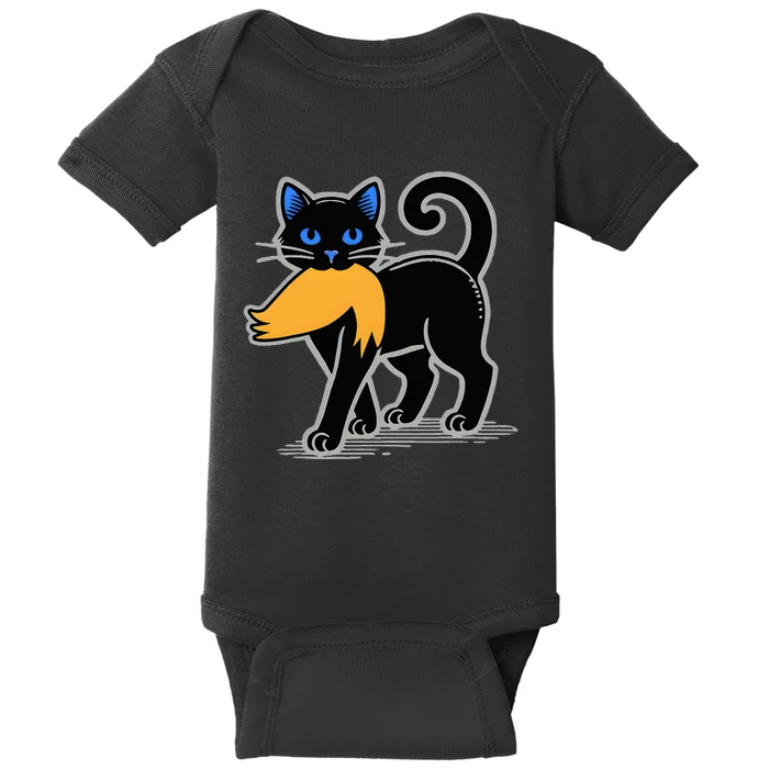 Cat Ladies For Kamala Harris Donald Trump 2024 Baby Bodysuit