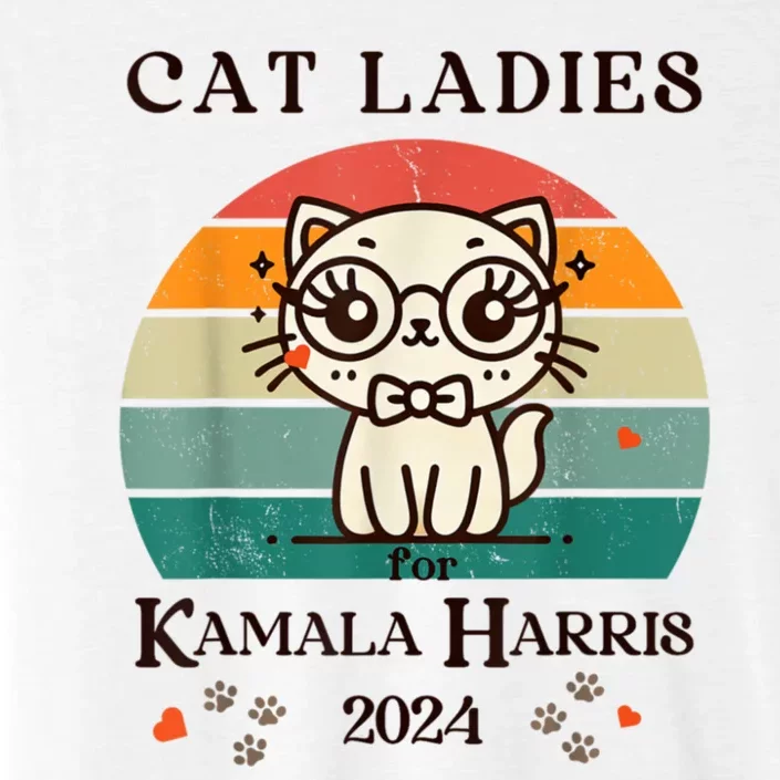 Cat Ladies For Kamala Harris ChromaSoft Performance T-Shirt