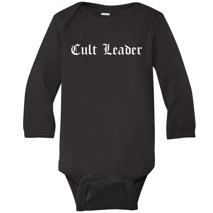 Cult Leader Gothic Occult Goth Occultism Baby Long Sleeve Bodysuit