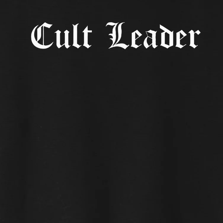 Cult Leader Gothic Occult Goth Occultism Women's Crop Top Tee