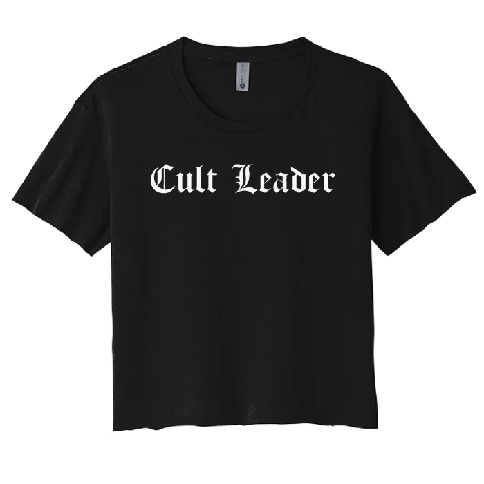 Cult Leader Gothic Occult Goth Occultism Women's Crop Top Tee