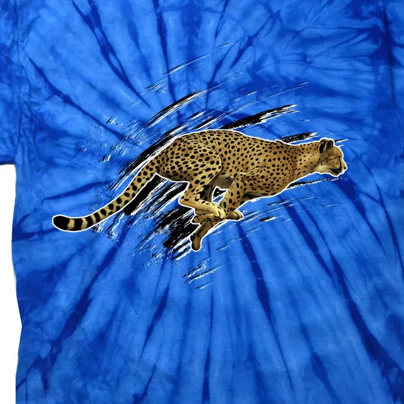 Cheetah Lover Gift Cool Cheetah Gift Tie-Dye T-Shirt