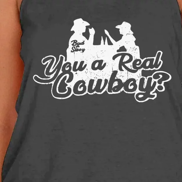 Country Love GilleyS Bud N Sissy Urban Cowboy Women's Knotted Racerback Tank