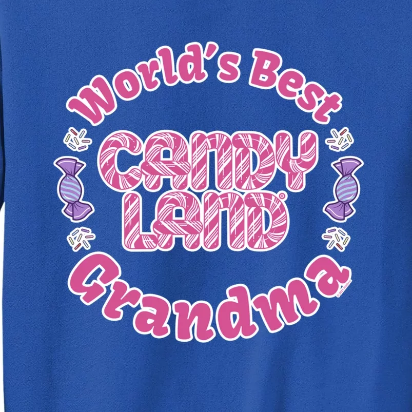 Candy Land Grandparents Day Worlds Best Grandma Gift Tall Sweatshirt